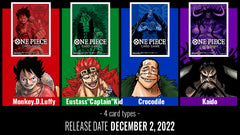 One Piece Card Game Official Sleeves Display Set 1 | Shuffle n Cut Hobbies & Games