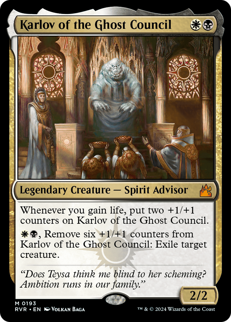 Karlov of the Ghost Council [Ravnica Remastered] | Shuffle n Cut Hobbies & Games