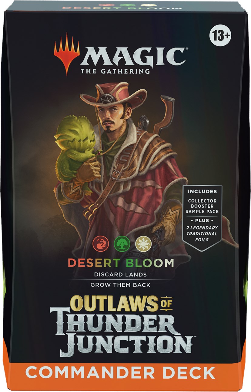 Outlaws of Thunder Junction - Commander Deck (Desert Bloom) | Shuffle n Cut Hobbies & Games