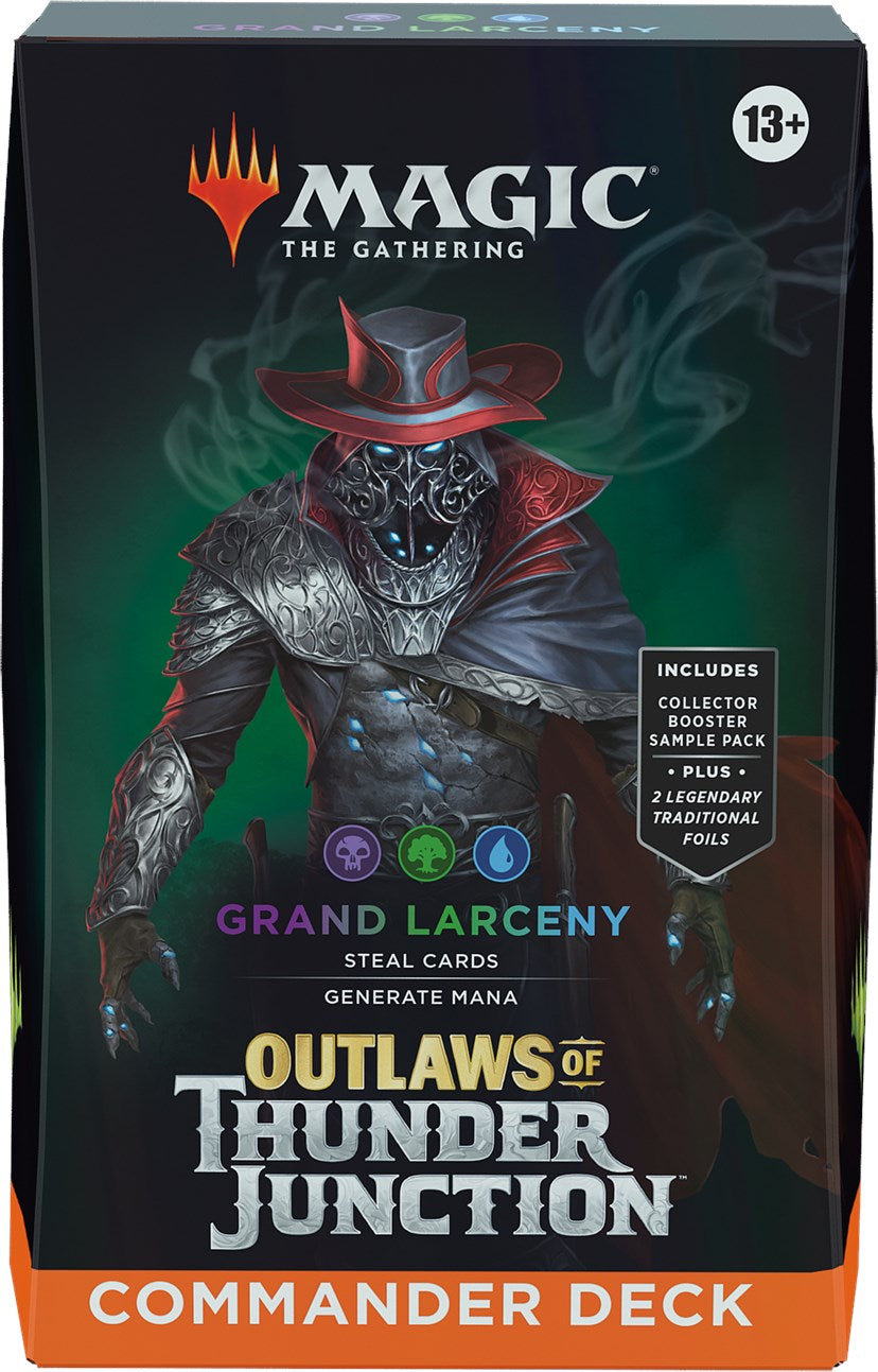 Outlaws of Thunder Junction - Commander Deck (Grand Larceny) | Shuffle n Cut Hobbies & Games