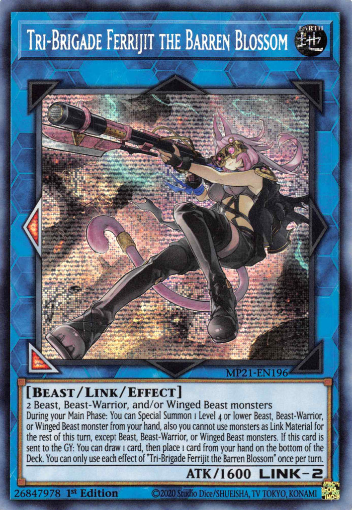 MP21-EN171 Tri-Brigade Fraktall Prismatic Secret Rare 1st Edition