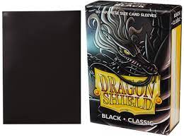 Dragonshield Yugioh Sleeves (60) Black Classic | Shuffle n Cut Hobbies & Games