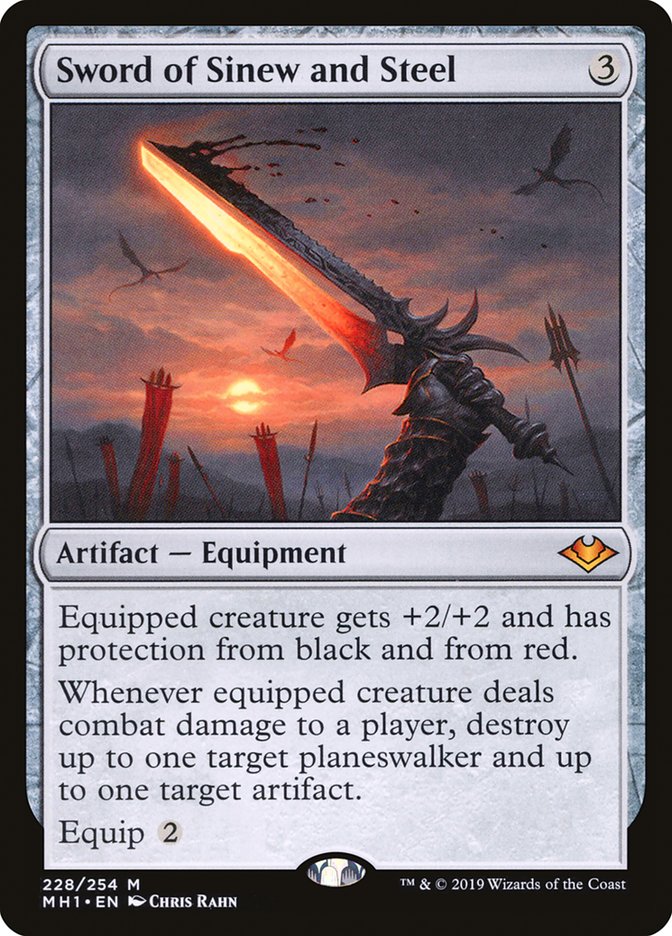 Sword of Sinew and Steel [Modern Horizons] | Shuffle n Cut Hobbies & Games