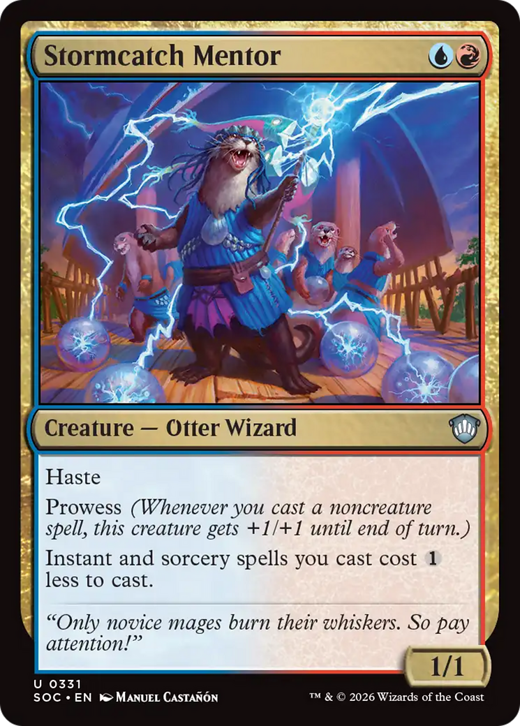 Stormcatch Mentor [Secrets of Strixhaven Commander] | Shuffle n Cut Hobbies & Games