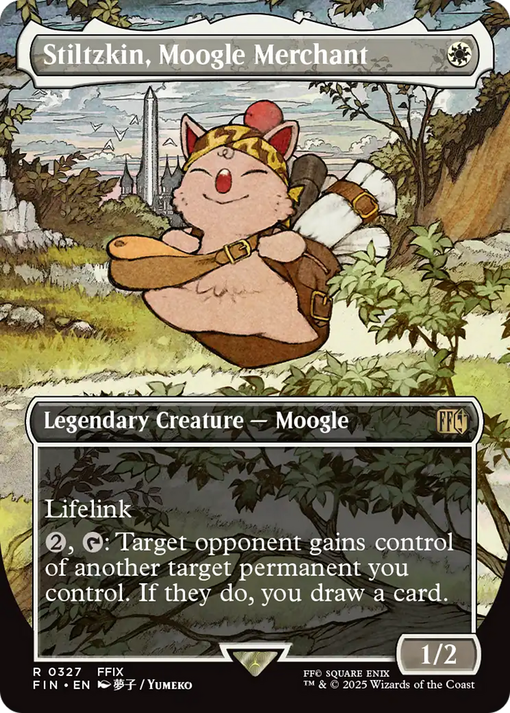 Stiltzkin, Moogle Merchant (Borderless) [FINAL FANTASY] | Shuffle n Cut Hobbies & Games