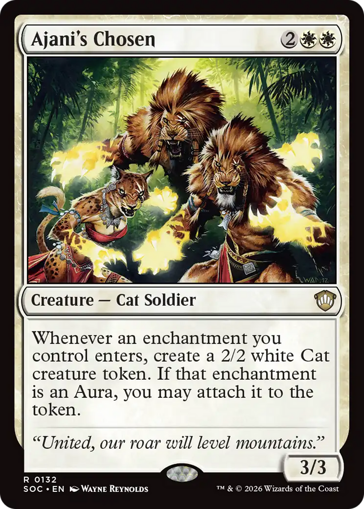 Ajani's Chosen [Secrets of Strixhaven Commander] | Shuffle n Cut Hobbies & Games