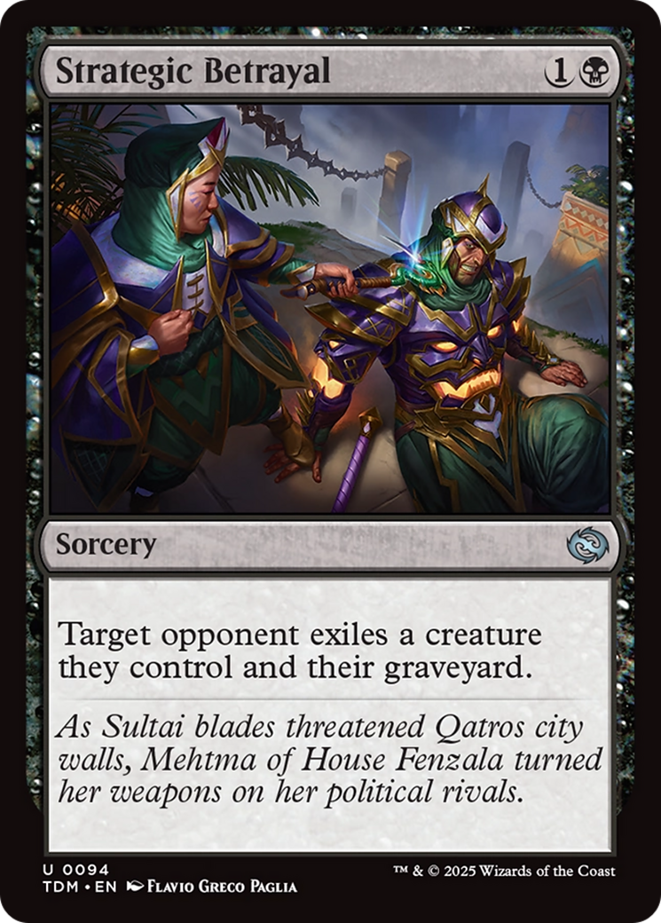 Strategic Betrayal [Tarkir: Dragonstorm] | Shuffle n Cut Hobbies & Games