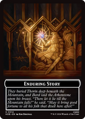 On an Adventure // Enduring Story Double Sided Token [The Hobbit Tokens] | Shuffle n Cut Hobbies & Games