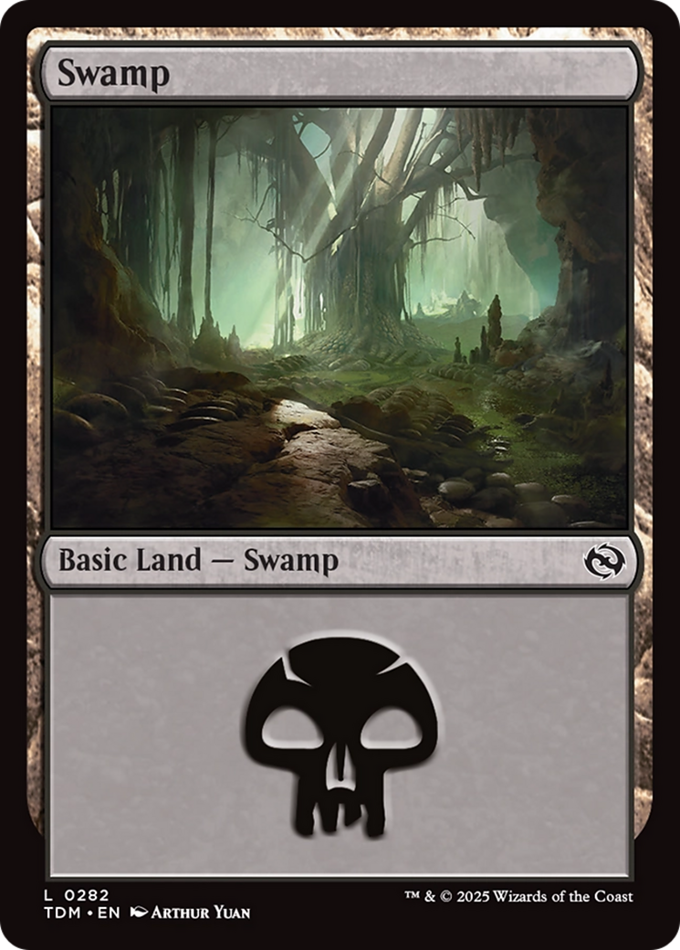 Swamp (0282) [Tarkir: Dragonstorm] | Shuffle n Cut Hobbies & Games
