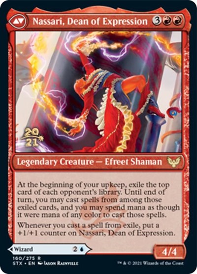 Uvilda, Dean of Perfection // Nassari, Dean of Expression [Strixhaven: School of Mages Prerelease Promos] | Shuffle n Cut Hobbies & Games