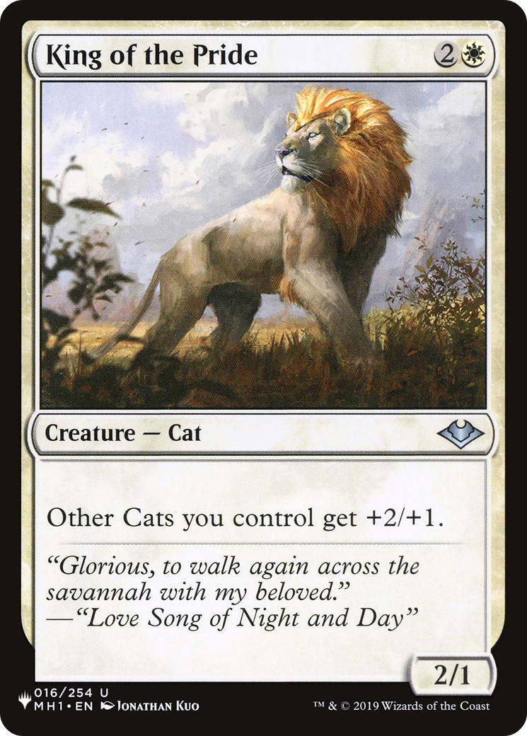 King of the Pride [The List] | Shuffle n Cut Hobbies & Games