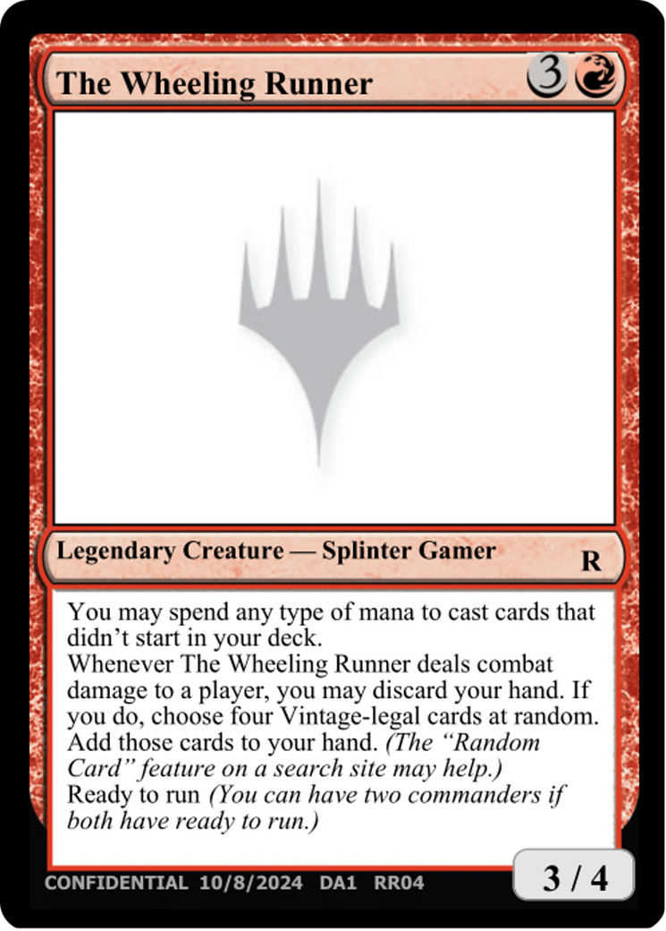 The Wheeling Runner [Unknown Event] | Shuffle n Cut Hobbies & Games
