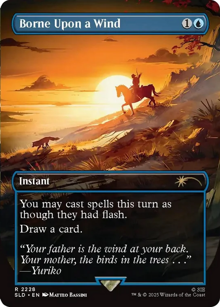 Borne Upon a Wind [Secret Lair Drop Series] | Shuffle n Cut Hobbies & Games