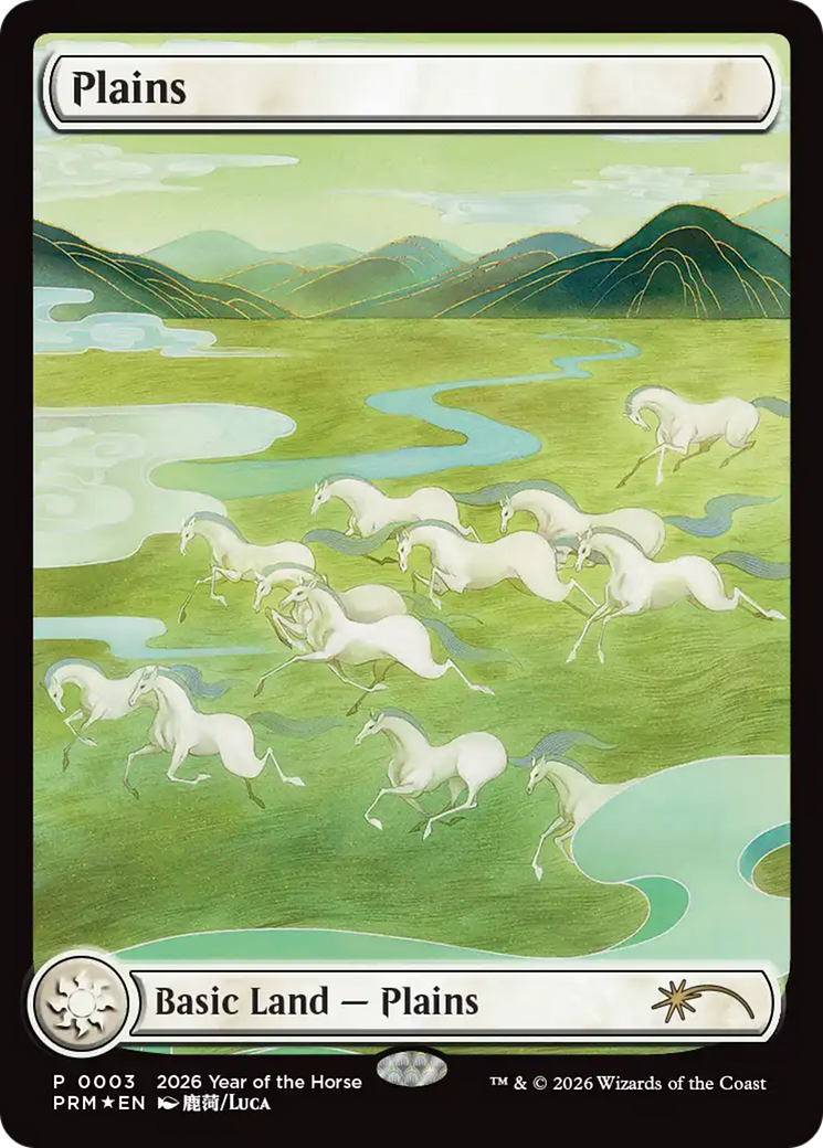 Plains (Year of the Horse 2026) [Standard Showdown Promos] | Shuffle n Cut Hobbies & Games