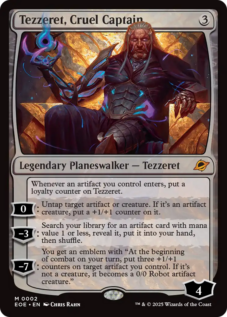Tezzeret, Cruel Captain [Edge of Eternities] | Shuffle n Cut Hobbies & Games