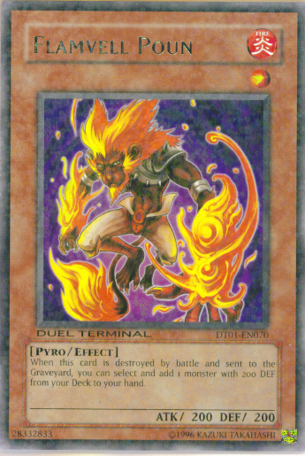 Flamvell Poun [DT01-EN070] Rare | Shuffle n Cut Hobbies & Games