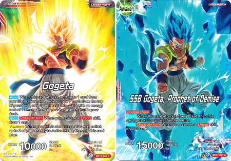 Gogeta // SSB Gogeta, Prophet of Demise (BT11-001) [Vermilion Bloodline 2nd Edition] | Shuffle n Cut Hobbies & Games