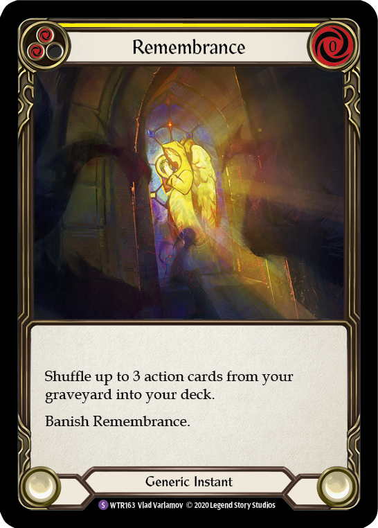 Remembrance [U-WTR163] (Welcome to Rathe Unlimited)  Unlimited Rainbow Foil | Shuffle n Cut Hobbies & Games