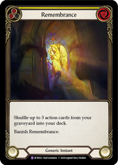 Remembrance [U-WTR163] (Welcome to Rathe Unlimited)  Unlimited Rainbow Foil | Shuffle n Cut Hobbies & Games
