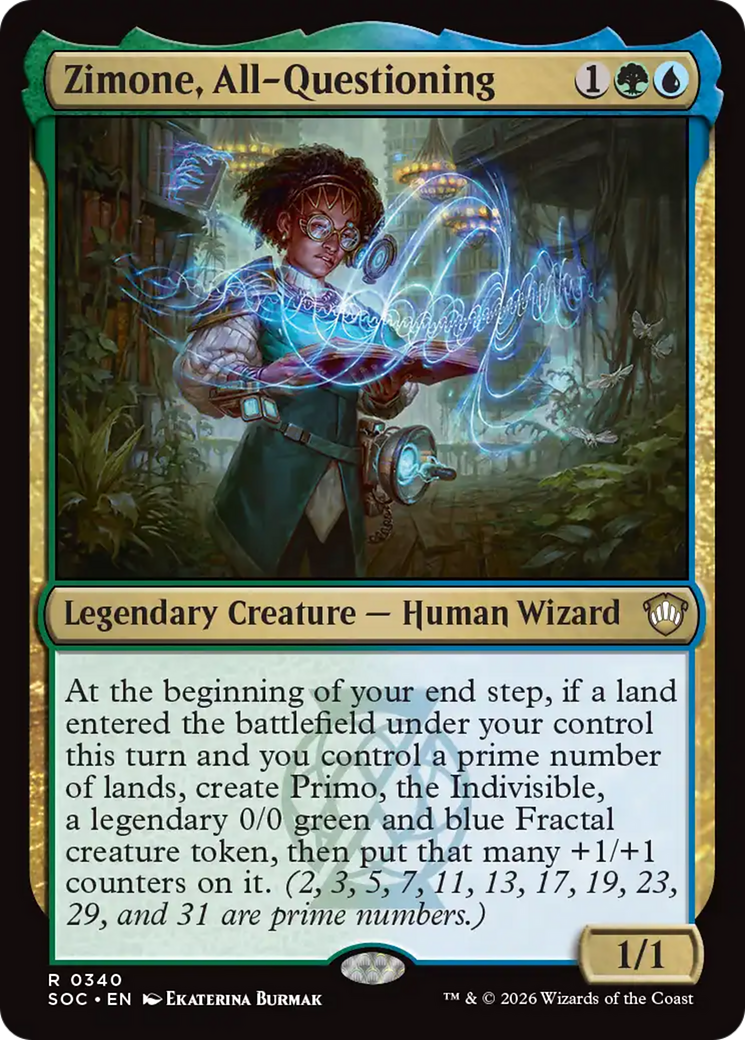 Zimone, All-Questioning [Secrets of Strixhaven Commander] | Shuffle n Cut Hobbies & Games