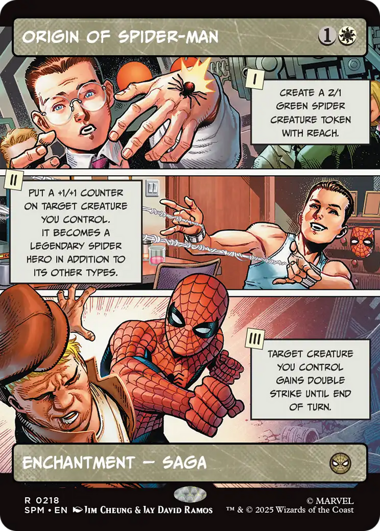 Origin of Spider-Man (Borderless) [Marvel's Spider-Man] | Shuffle n Cut Hobbies & Games