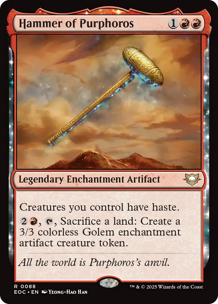 Hammer of Purphoros [Edge of Eternities Commander] | Shuffle n Cut Hobbies & Games