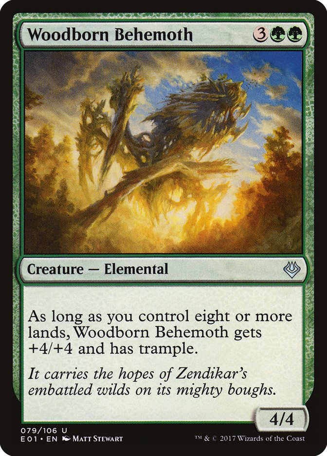 Woodborn Behemoth [Archenemy: Nicol Bolas] | Shuffle n Cut Hobbies & Games