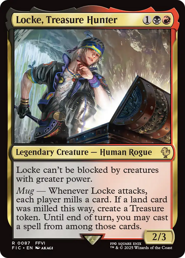 Locke, Treasure Hunter [FINAL FANTASY Commander] | Shuffle n Cut Hobbies & Games