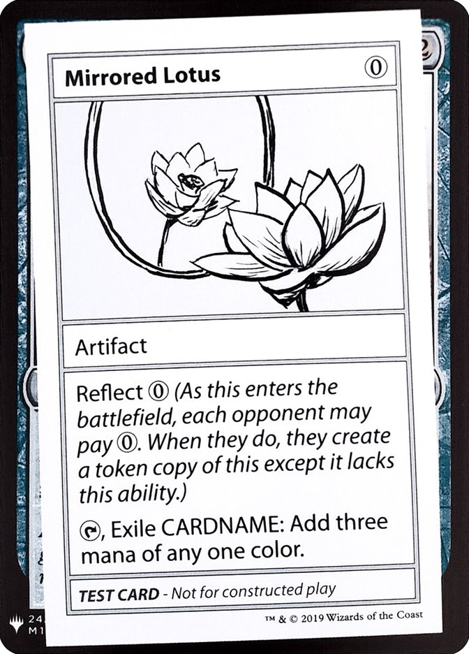 Mirrored Lotus [Mystery Booster Playtest Cards] | Shuffle n Cut Hobbies & Games