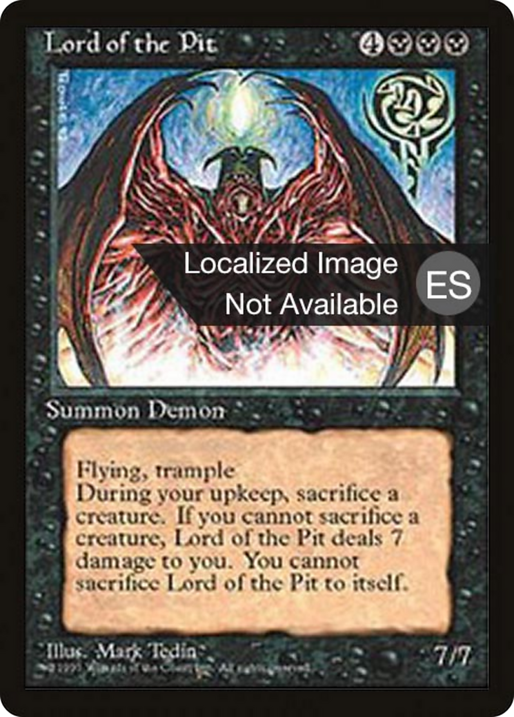 Lord of the Pit [Fourth Edition Foreign Black Border] | Shuffle n Cut Hobbies & Games