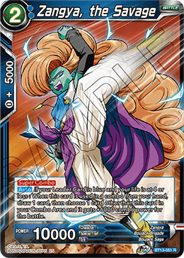 Zangya, the Savage (Rare) (BT13-051) [Supreme Rivalry] | Shuffle n Cut Hobbies & Games
