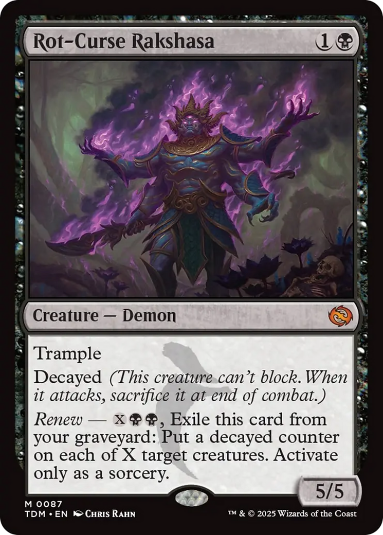 Rot-Curse Rakshasa [Tarkir: Dragonstorm] | Shuffle n Cut Hobbies & Games