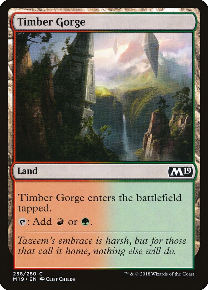 Timber Gorge [Core Set 2019] | Shuffle n Cut Hobbies & Games