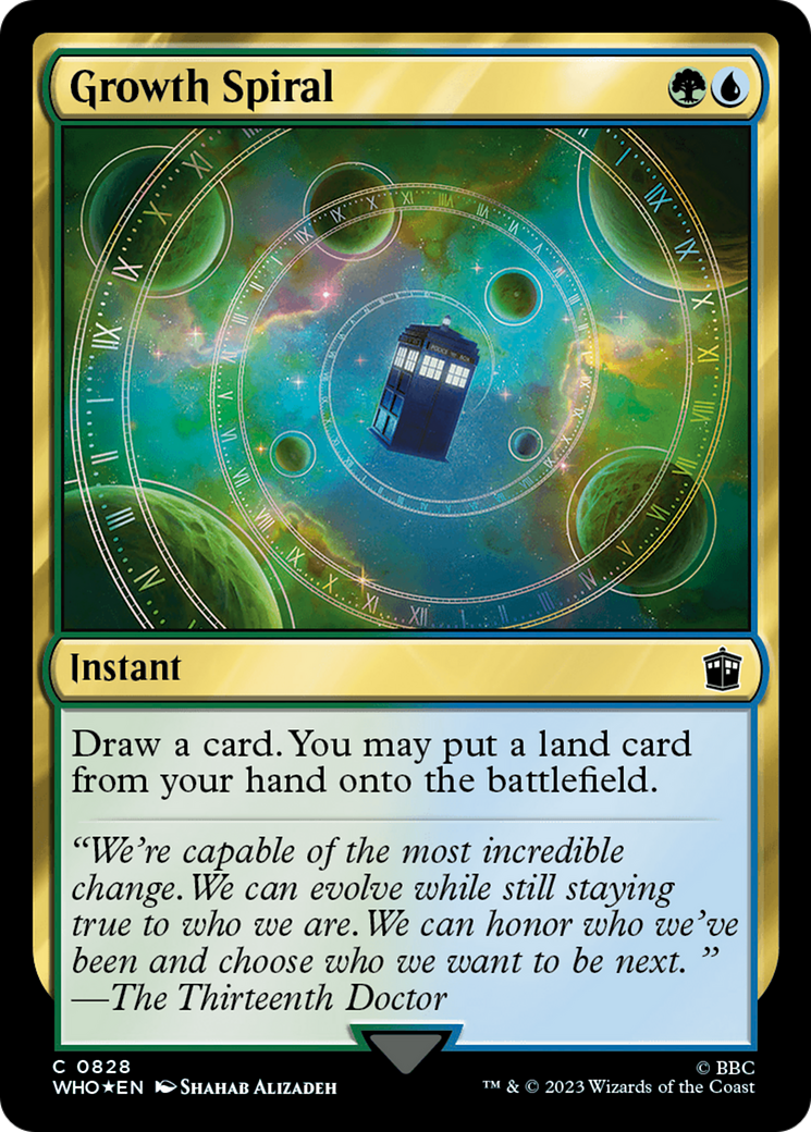 Growth Spiral (Surge Foil) [Doctor Who] | Shuffle n Cut Hobbies & Games