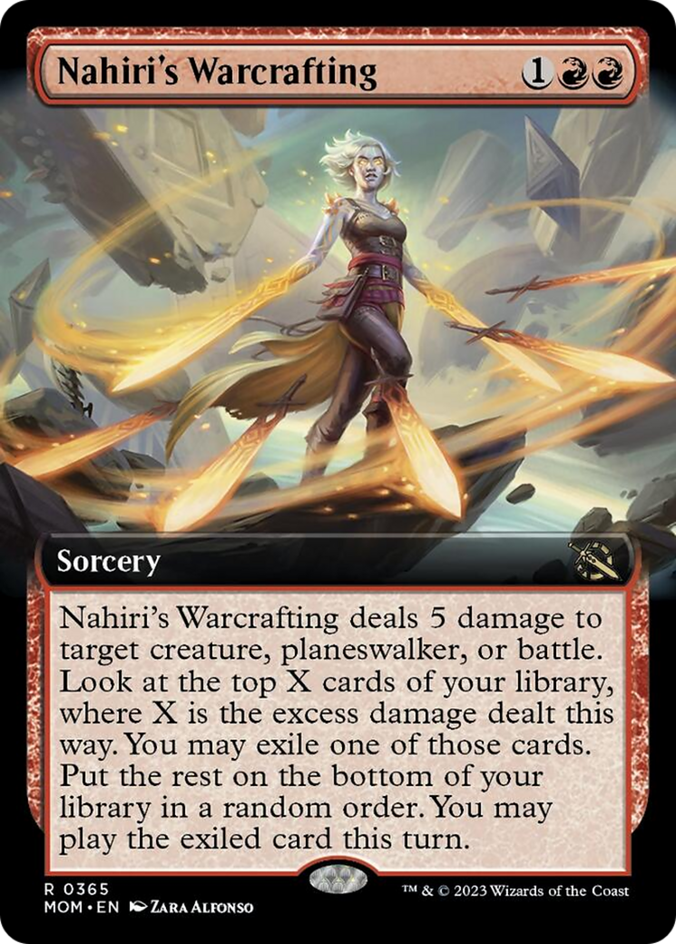 Nahiri's Warcrafting (Extended Art) [March of the Machine] | Shuffle n Cut Hobbies & Games