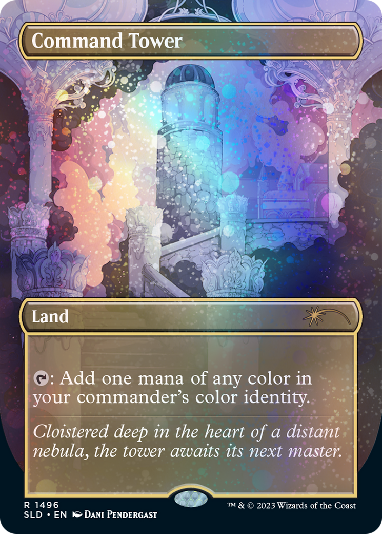 Command Tower (1697) (Rainbow Foil) [Secret Lair: Sheldon's Spellbook] | Shuffle n Cut Hobbies & Games