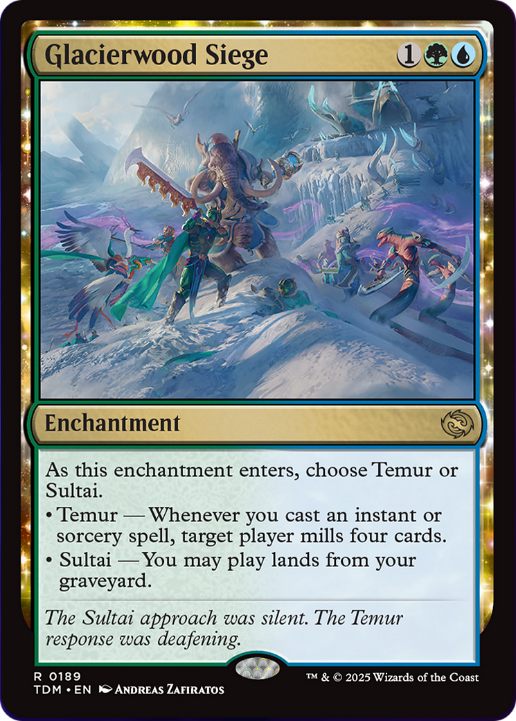 Glacierwood Siege [Tarkir: Dragonstorm] | Shuffle n Cut Hobbies & Games