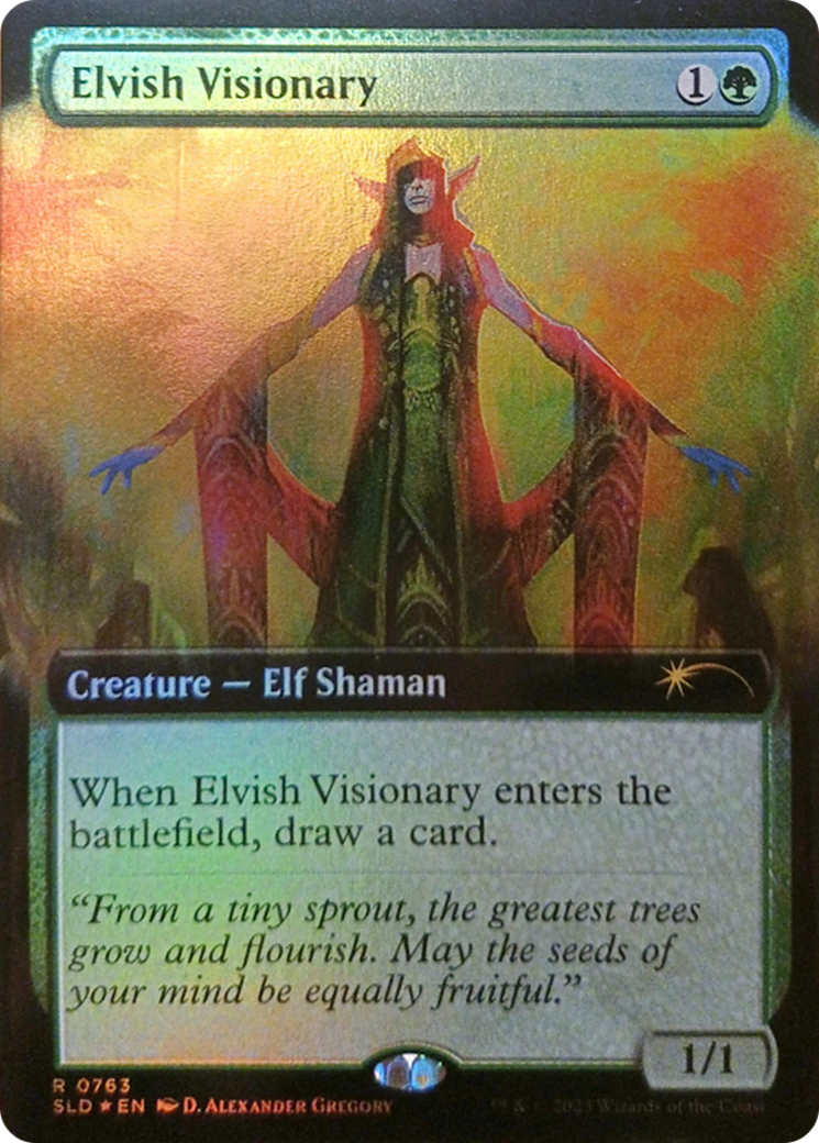 Elvish Visionary (Extended Art) [Secret Lair Drop Series] | Shuffle n Cut Hobbies & Games