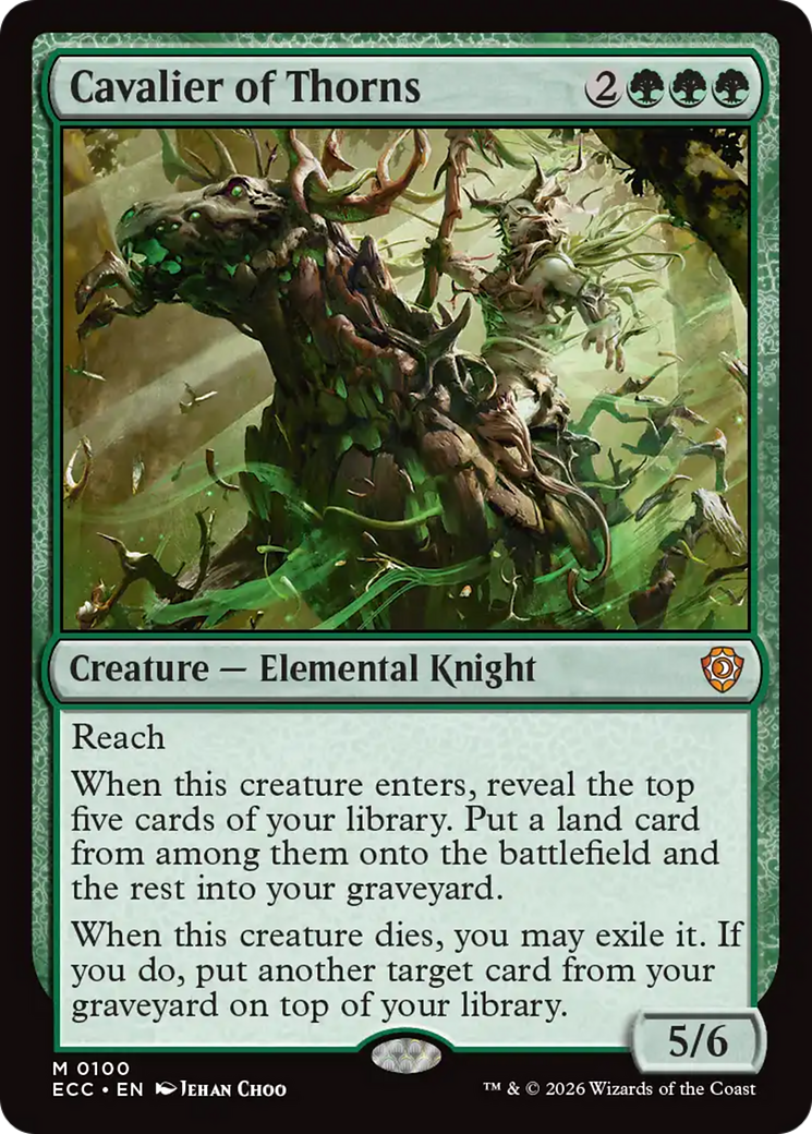 Cavalier of Thorns [Lorwyn Eclipsed Commander] | Shuffle n Cut Hobbies & Games