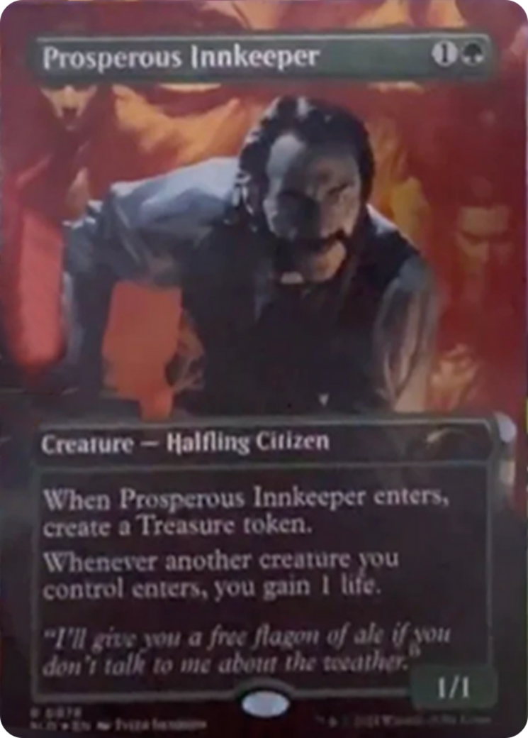 Prosperous Innkeeper (Rainbow Foil) [Secret Lair Drop Series] | Shuffle n Cut Hobbies & Games