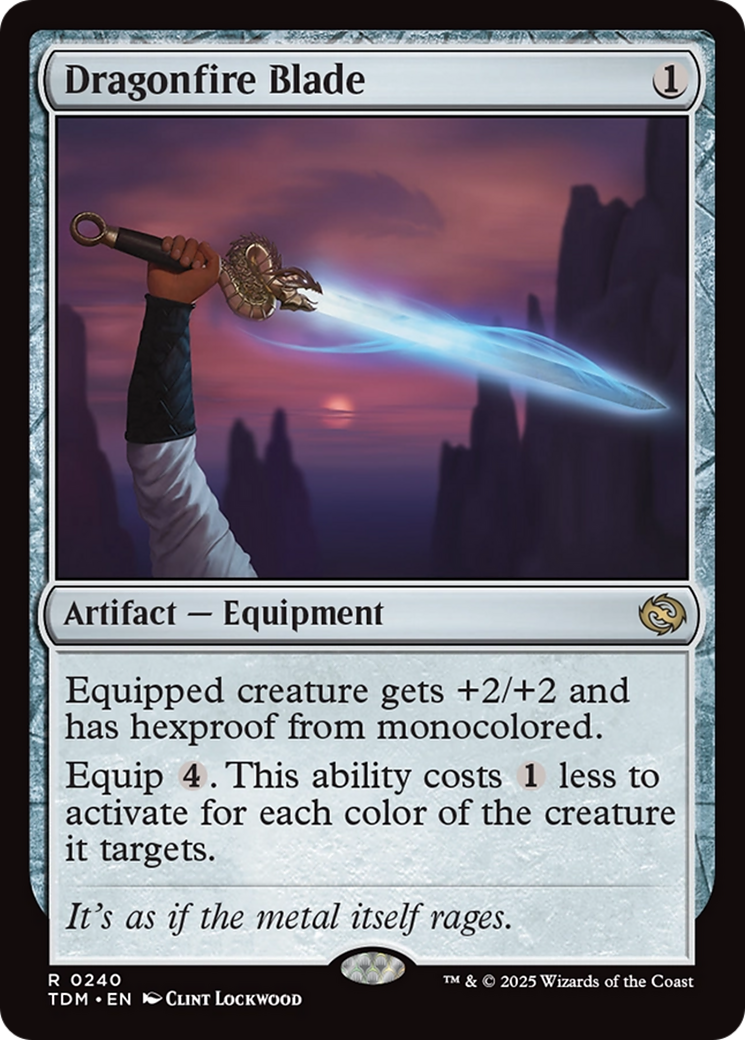 Dragonfire Blade [Tarkir: Dragonstorm] | Shuffle n Cut Hobbies & Games