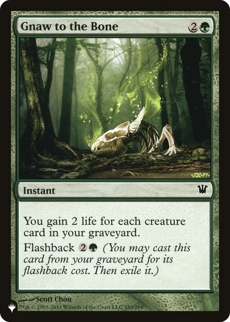 Gnaw to the Bone [The List] | Shuffle n Cut Hobbies & Games
