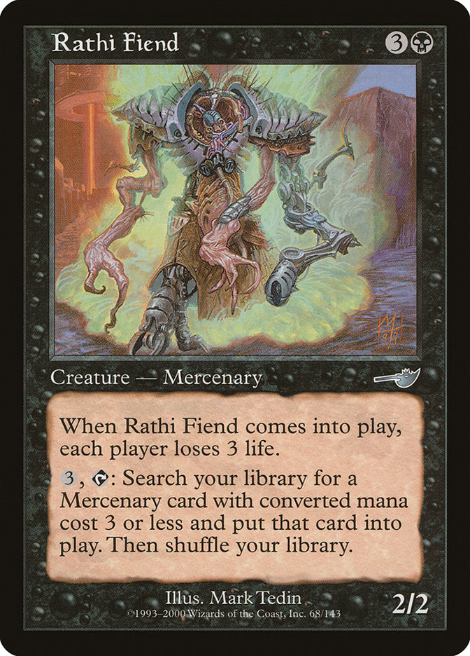 Rathi Fiend [Nemesis] | Shuffle n Cut Hobbies & Games