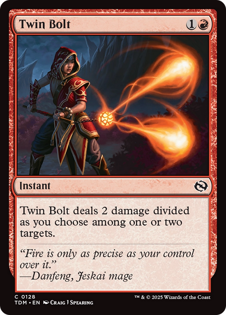 Twin Bolt [Tarkir: Dragonstorm] | Shuffle n Cut Hobbies & Games