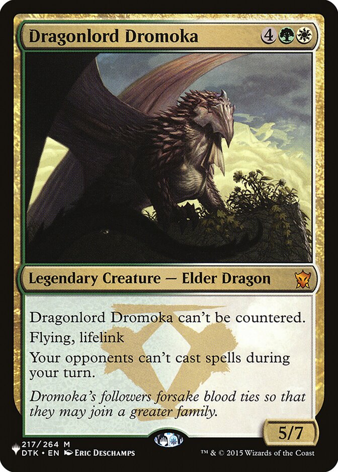 Dragonlord Dromoka [The List] | Shuffle n Cut Hobbies & Games