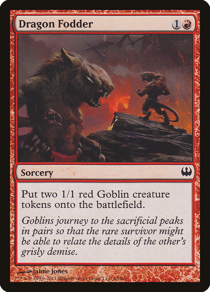 Dragon Fodder [Duel Decks: Knights vs. Dragons] | Shuffle n Cut Hobbies & Games