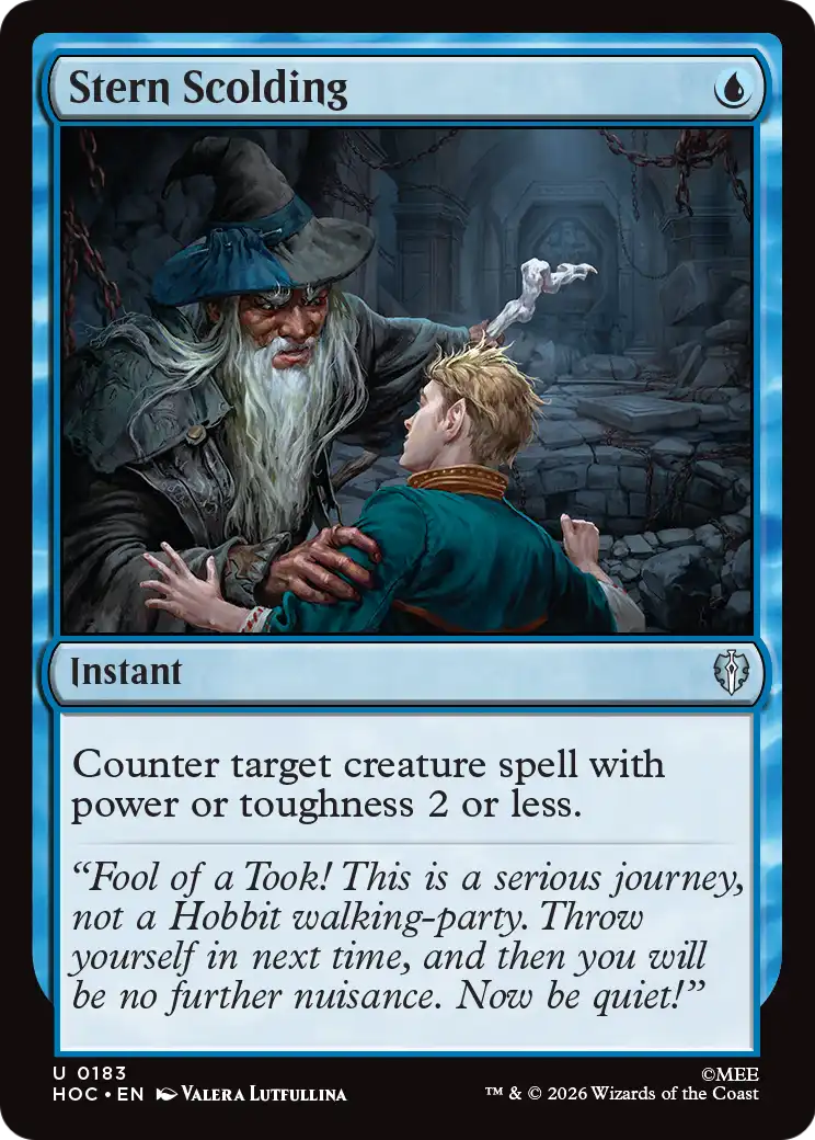Stern Scolding [The Hobbit: Eternal-Legal] | Shuffle n Cut Hobbies & Games