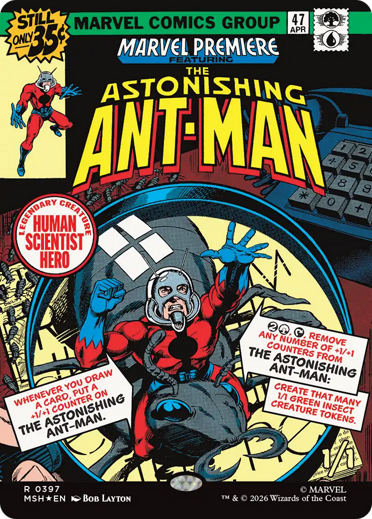 The Astonishing Ant-Man (Borderless) [Marvel Super Heroes] | Shuffle n Cut Hobbies & Games