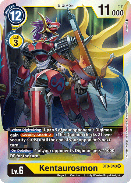 Kentaurosmon [BT3-043] [Release Special Booster Ver.1.0] | Shuffle n Cut Hobbies & Games