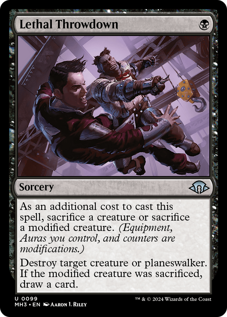 Lethal Throwdown [Modern Horizons 3] | Shuffle n Cut Hobbies & Games
